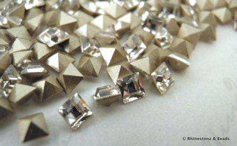 Swarovski 3D Nail Art Square Crystal 3mm